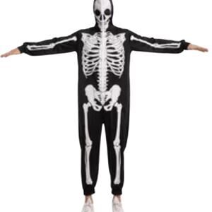 Spooktacular Creations Skeleton Jumpsuit For Adults Size XL